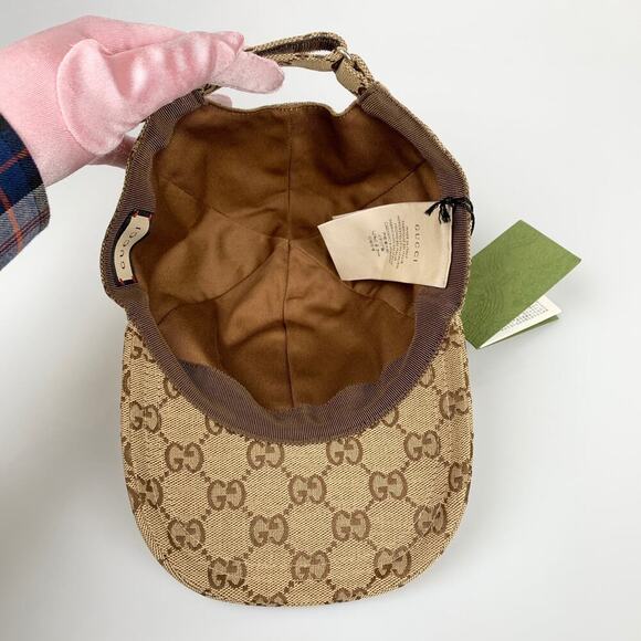 NWT Gucci GG canvas baseball Hat Size S - Picture 9 of 15